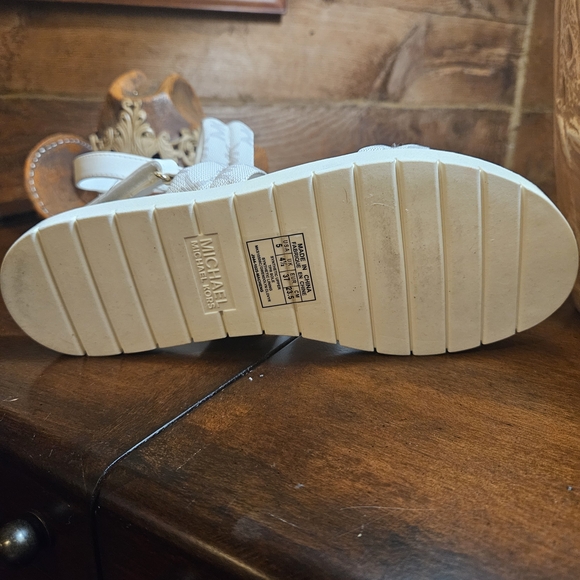 MICHAEL Michael Kors White and Cream Sandals - Picture 9 of 9